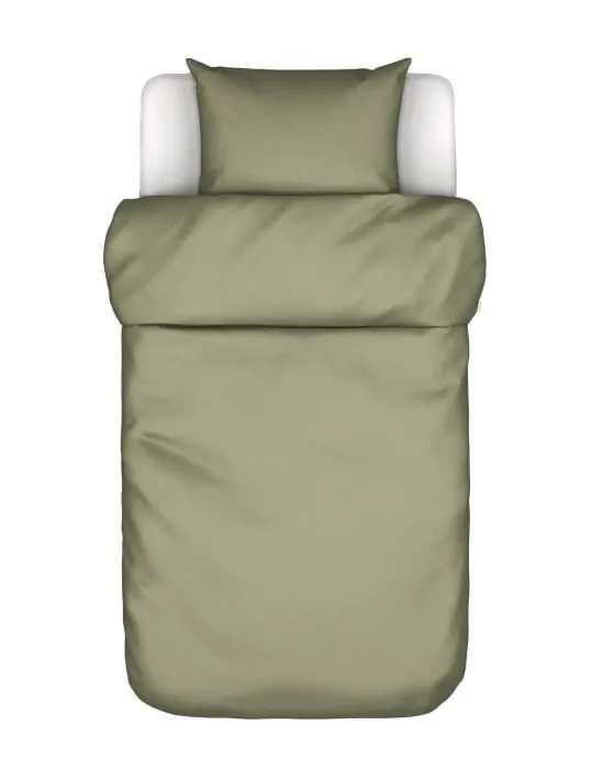 Marc O'Polo Tove Moss green Duvet cover 140 x 220 cm