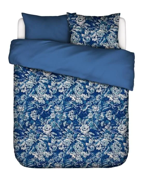 ESSENZA Yfke cobalt blue Duvet cover 260 x 220 cm