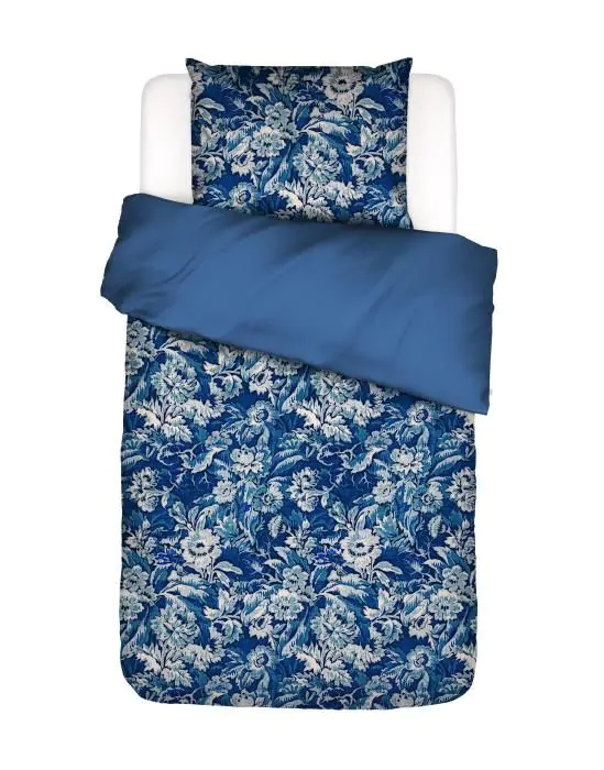 ESSENZA Yfke cobalt blue Duvet cover 135 x 200 cm