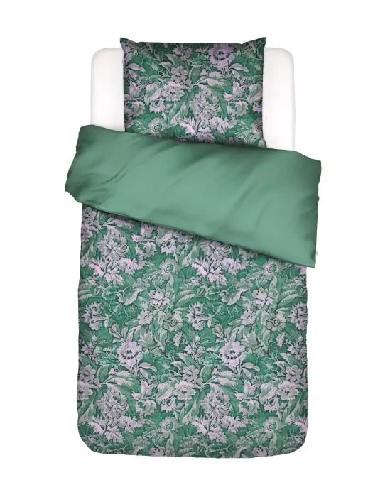 ESSENZA Yfke Easy green Duvet cover 140 x 220 cm