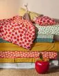 ESSENZA & CO Berry special Orange Fitted sheet 160 x 200