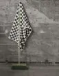 Marc O'Polo Checker Anthracite Towel 70 x 140 cm
