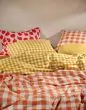 ESSENZA & CO Checking-in Orange Duvet cover 200 x 220