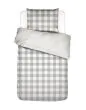 ESSENZA Chess Dusty green Duvet cover 140 x 220 cm