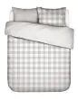 ESSENZA Chess Grey Duvet cover 200 x 220 cm