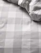 ESSENZA Chess Grey Duvet cover 135 x 200 cm