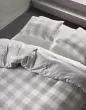 ESSENZA Chess Grey Duvet cover 135 x 200 cm