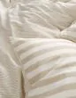 Marc O'Polo Classic Stripe Oatmeal Duvet cover 155 x 220 cm
