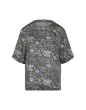 ESSENZA Emma Ophelia Blauw Top short sleeve XXL