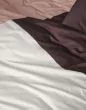 Marc O'Polo Ewon Crimson Brown Duvet cover 140 x 200 cm