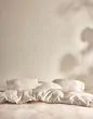 ESSENZA Floor Oyster Duvet cover 140 x 200 cm