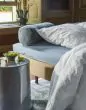 ESSENZA Floor illusion blue Pillowcase 60 x 70 cm