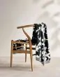 ESSENZA Imara Anthracite Beach towel 100 x 180 cm