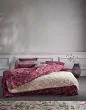 ESSENZA Imara Burgundy Duvet cover 240 x 220 cm
