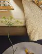 ESSENZA Iva Ochre Duvet cover 140 x 200 cm