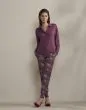 ESSENZA Kae Uni plum wine Top Long Sleeve M