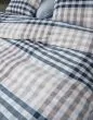 Marc O'Polo Klaudi Powder blue Duvet cover 260 x 220 cm