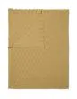 ESSENZA Knitted Ajour Yellow Plaid 130 x 170