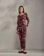 ESSENZA Luyza Marigold Burgundy Top Long Sleeve S