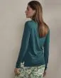 ESSENZA Luyza Uni deep sea blue Top Long Sleeve XS