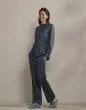 ESSENZA Marie Tesse reef green Pyjama top long sleeve L