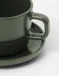 Marc O'Polo Moments Olive green Coffee cup & saucer