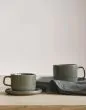 Marc O'Polo Moments Olive green Coffee cup & saucer