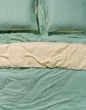 ESSENZA & CO Pied de cool Simply green Duvet cover 135 x 200 cm