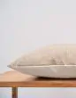 Marc O'Polo Ribban Portabella/Oyster Gray Cushion square 50 x 50 cm