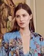 ESSENZA Sarai Isabella Azur blue Kimono M