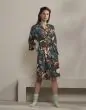 ESSENZA sarai karli deep sea blue Kimono L