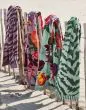 ESSENZA Scarlett Sage green Beach towel 100 x 180