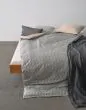 Marc O'Polo Sillia Neutral Grey Duvet cover 140 x 220 cm