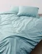 Marc O'Polo Tove Aquamarine Duvet cover 155 x 220 cm