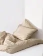 Marc O'Polo Tove Dark Sand Duvet cover 155 x 220 cm