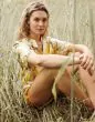 ESSENZA Xava Solange Yellow Shorts S