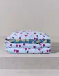 ESSENZA & CO Zesty cherry Iceblue Duvet cover 140 x 220 cm