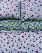 ESSENZA & CO Zesty cherry Iceblue Duvet cover 140 x 220 cm