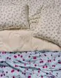 ESSENZA & CO Zesty cherry Iceblue Duvet cover 140 x 220 cm