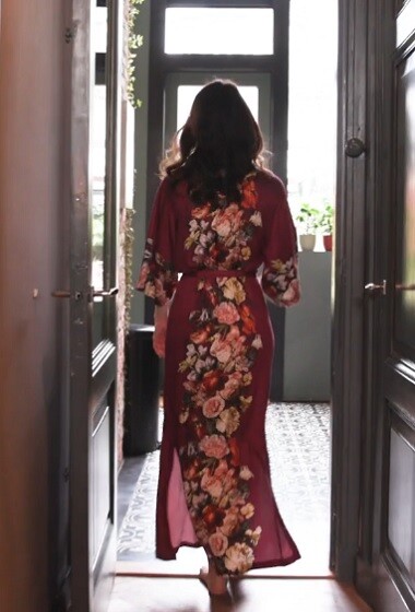 ESSENZA Jula Anneclaire Cherry Kimono S