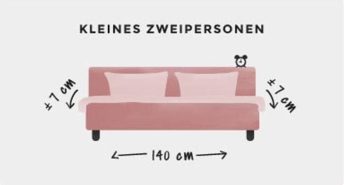 Kleines Zweipersonen Bett