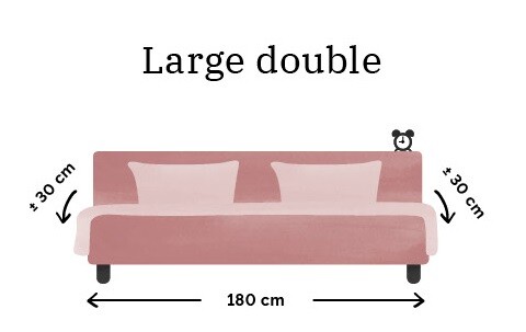 Large double bed