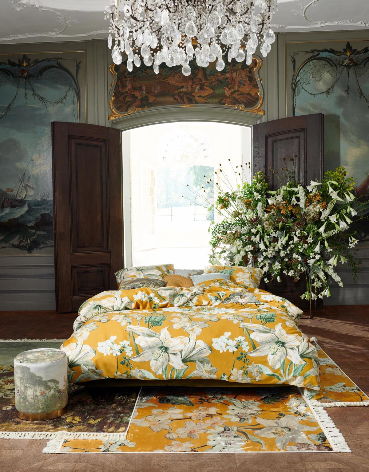 Essenza Rosalee Mustard Duvet cover 135 x 200